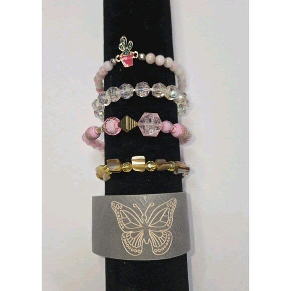 Jewelry Lot Butterfly Garden Fairy Theme Clean Curated Bundle Free Gift - Picture 13 of 16